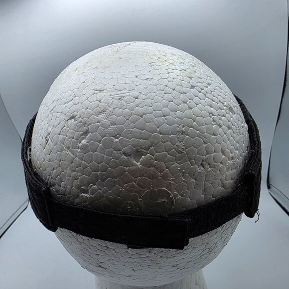 Subway Fresh Adults Black Green Visor Work Wear Adjustable Lightweight - Picture 3 of 6